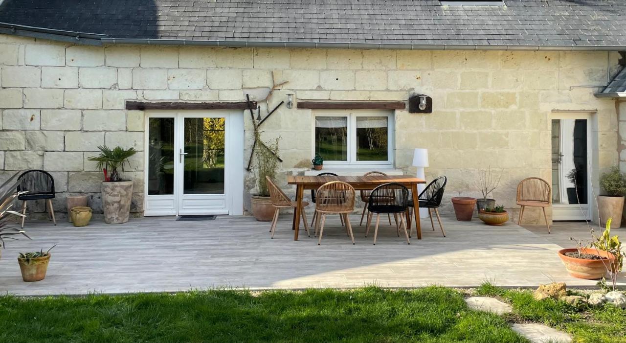 Chambres D Hotes Avec Piscine Et Spa La Foliere Saumur Villebernier Ngoại thất bức ảnh