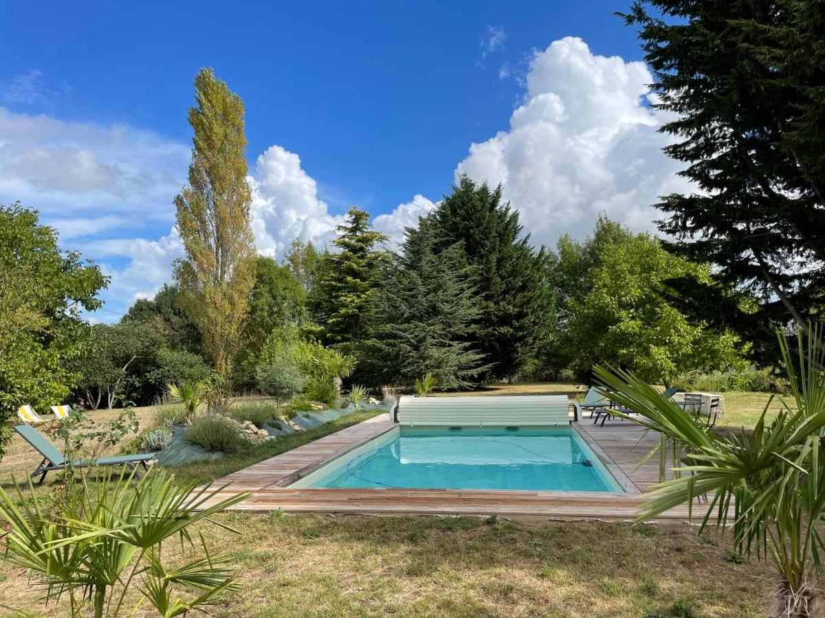 Chambres D Hotes Avec Piscine Et Spa La Foliere Saumur Villebernier Ngoại thất bức ảnh