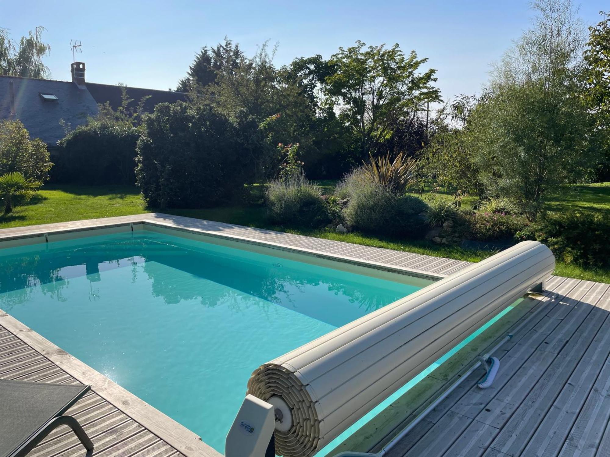 Chambres D Hotes Avec Piscine Et Spa La Foliere Saumur Villebernier Ngoại thất bức ảnh