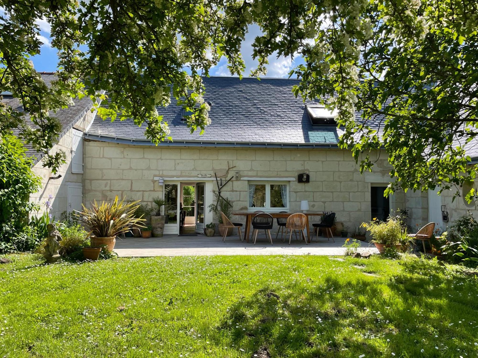 Chambres D Hotes Avec Piscine Et Spa La Foliere Saumur Villebernier Ngoại thất bức ảnh